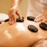 Hot Stone Massage with Coconut Oil